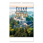 Kalendarz ścienny 2026 czeski Czechy