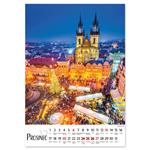 Kalendarz ścienny 2026 czeski Praga