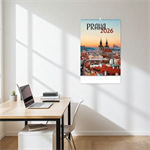 Kalendarz ścienny 2026 czeski Praga
