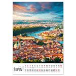 Kalendarz ścienny 2026 czeski Praga