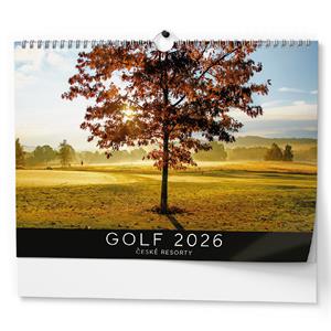 Kalendarz ścienny 2026 Golf