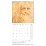 Kalendarz ścienny 2026 Leonardo da Vinci