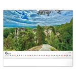 Kalendarz ścienny 2026 Panoramy Czech