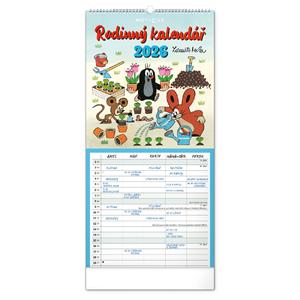 Kalendarz ścienny 2026 Planowanie rodziny Kret