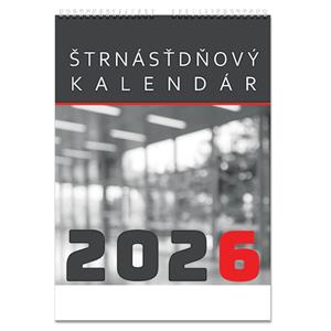 Kalendarz ścienny 2026 słowacki Dwutygodniowy