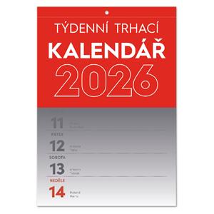 Kalendarz ścienny 2026 Tygodniowy zrywany A5
