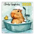 Kalendarz ścienny 2026 Zabawne kapibary
