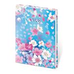 Kalendarz tygodniowy kieszonkowy A7 2026 Vario - Lyra Blossom