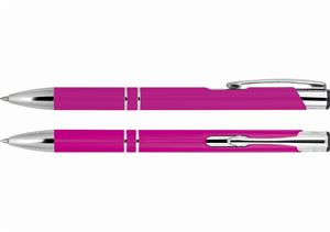Metalowy długopis Akarea 23 - różowy