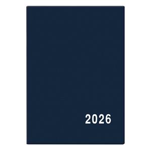 Miesięczny kalendarz książkowy kieszonkowy 2026 Agnieszka PVC - niebieski