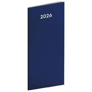 Miesięczny kalendarz książkowy kieszonkowy 2026 planer Niebieski