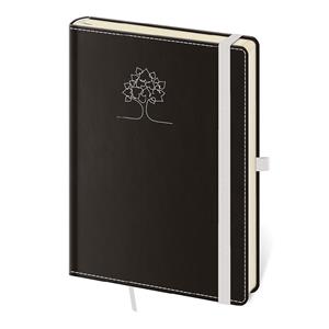 Notatnik A5 liniowany - Black White