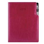 Notatnik GEP A4 kratkowany - MALINOWY