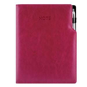 Notatnik GEP A4 kropkowany - MALINOWY