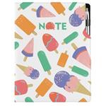 Notes DESIGN A4 czysty - Lody