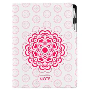 Notes DESIGN A4 czysty - Mandala czerwony