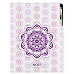 Notes DESIGN A4 czysty - Mandala fioletowy