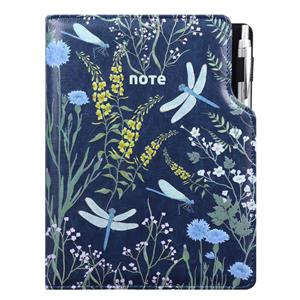 Notes DESIGN A4 czysty - niebieski - ważki