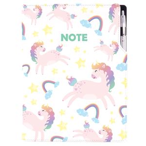 Notes DESIGN A4 kratkowany - Unicorn