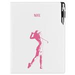 Notes DESIGN A4 liniowany - biały - Golf kobiety