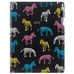 Notes DESIGN A4 liniowany - czarny- Zebra