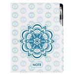 Notes DESIGN A4 liniowany - Mandala niebieski