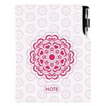 Notes DESIGN A5 czysty - Mandala czerwony