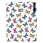 Notes DESIGN A5 liniowany - Kolorowe motyle