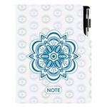 Notes DESIGN B5 czysty - Mandala niebieski