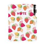 Notes DESIGN B5 czysty - Truskawka