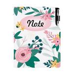 Notes DESIGN B5 kratkowany - Kwiaty