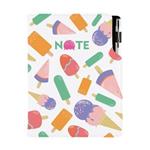 Notes DESIGN B5 kratkowany - Lody