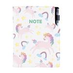 Notes DESIGN B5 kratkowany - Unicorn