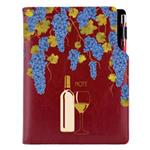 Notes DESIGN B5 kropkowany - bordo - Wino