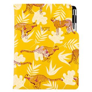 Notes DESIGN B6 liniowany - żółty - Gepard