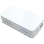 Plastikowy power bank Herero - biały