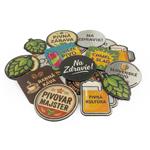 Podkładki pod piwo, aluminiowe, nadruk jednostronny - na zamówienie