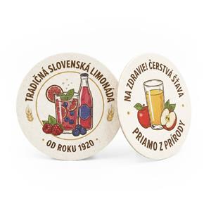 Podkładki pod piwo, okrągłe, papierowe, 10 cm, nadruk dwustronny - na zamówienie
