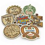 Podkładki pod piwo, papierowe, o specjalnym kształcie, nadruk dwustronny - na zamówienie