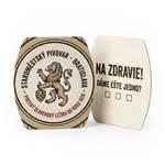 Podkładki pod piwo, papierowe, o specjalnym kształcie, nadruk dwustronny - na zamówienie