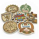 Podkładki pod piwo, papierowe, o specjalnym kształcie, nadruk jednostronny - na zamówienie