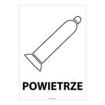 POWIETRZE, naklejka 148x210 mm