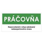 Práčovňa, zelená, plast 2mm,190x90mm