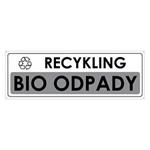 RECYKLING - BIO ODPADY, płyta PVC 2 mm z dziurkami, 290x100 mm