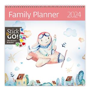 Nástěnný kalendář 2024 - Family Planner