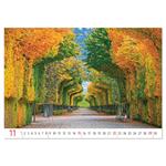 Ścienny kalendarz 2026 - Alejki