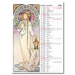 Ścienny Kalendarz 2026 - Alfons Mucha