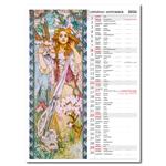 Ścienny Kalendarz 2026 - Alfons Mucha