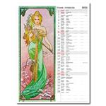 Ścienny Kalendarz 2026 - Alfons Mucha