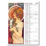 Ścienny Kalendarz 2026 - Alfons Mucha